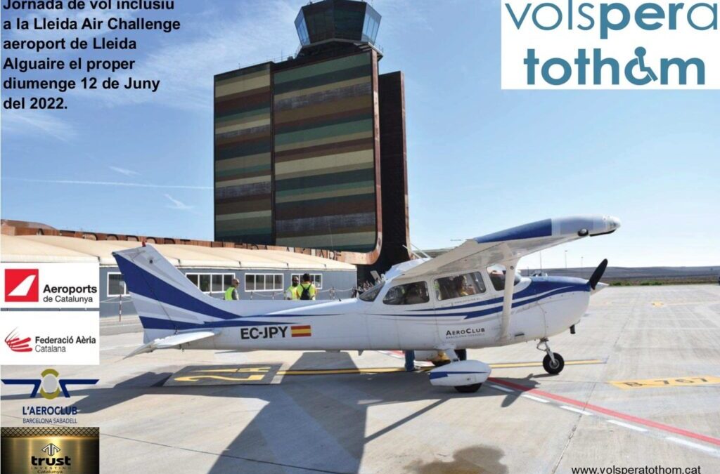 Jornada de vol inclusiu a la Lleida Air Challenge aeroport de Lleida Alguaire diumenge 12 de juny  del 2022