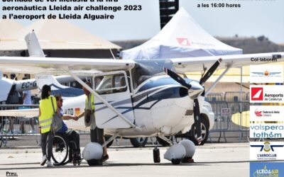 Jornada de vol inclusiu a la fira aeronàutica de Lleida air Challenge 2023 -07/10/2023