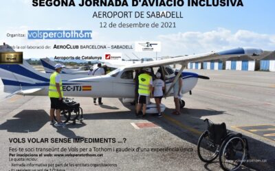 Segona Jornada d’aviació inclusiva – Aeroport de Sabadell  12 de desembre de 2021